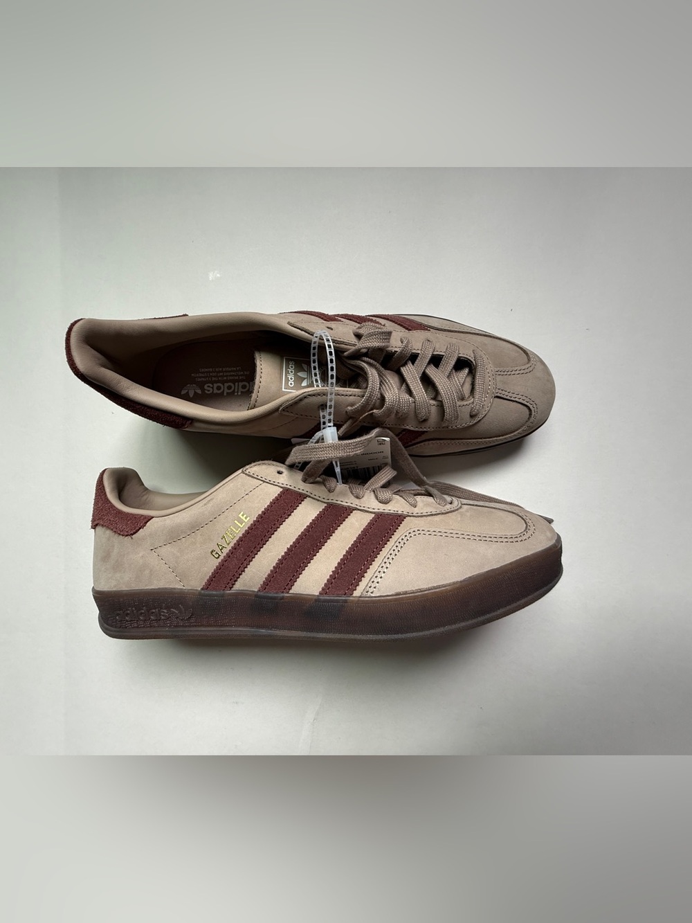 adidas Originals [10] Gazelle Indoor Khaki/Brown JQ8387